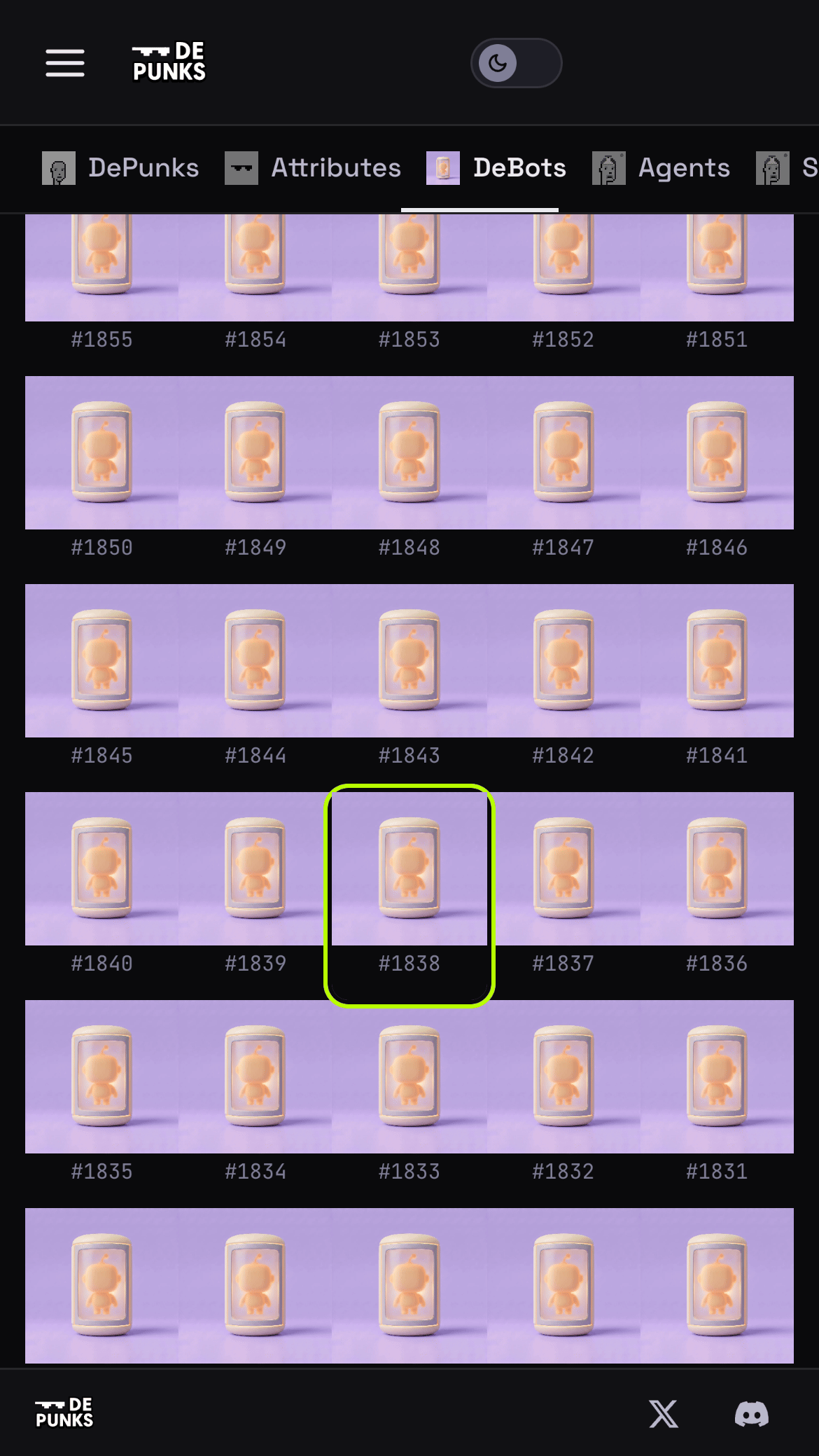 DePunks, an interactive showreel of about 67 seconds in ten screens: why the website's copy of the chain can fall behind, how history is copied once from finalized blocks while decisions ask the chain every time, and the numbers that check it. It starts on its own, unless motion is paused; use its Pause, Play and Skip buttons.